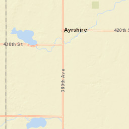3432-3454 430th St Ayrshire IA Street Map