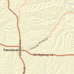 11908-11998 Co Rd F Stitzer WI Street Map