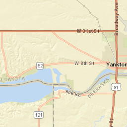 375-399 West 3rd Street Yankton SD Street Map