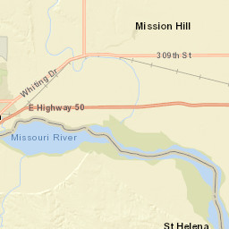 446th Avenue, Mission Hill, SD 57046 Street Map