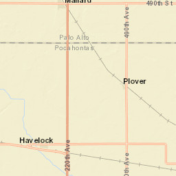 4865-4875 490th St Mallard IA 50562 Street Map