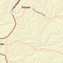 9077-9113 WI-129 Lancaster WI Street Map