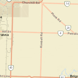 Hill St, Corunna, ON N0N 1G0, Canada Street Map