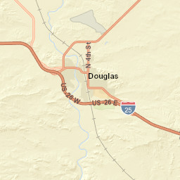 498 Center Street, Douglas, WY 82633 Street Map