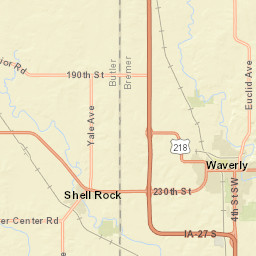 U.S. 218, Waverly, IA 50677, USA Street Map