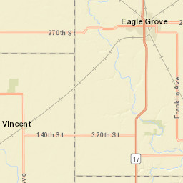 2950-2968 IA-17 Eagle Grove IA Street Map