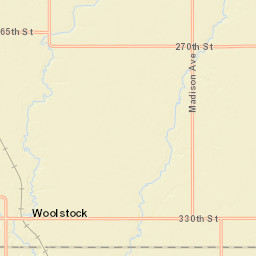 1920-1998 330th Street, Woolstock, IA Street Map