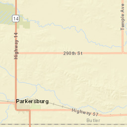 Temple Avenue New Hartford IA 50660 Street Map