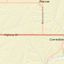 U.S. 20, Correctionville, IA 51016, America Street Map