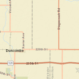 3101-3107 190th Street, Duncombe, IA Street Map
