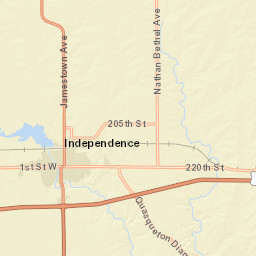101 1st Street West Independence IA Street Map