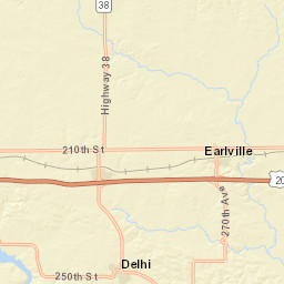 22693 205th Avenue, Manchester, IA Street Map