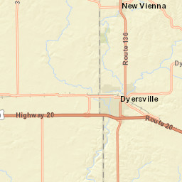 1771-1821 330th Ave Dyersville IA Street Map