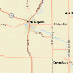 1713 South Canal Road, Eaton Rapids, MI Street Map