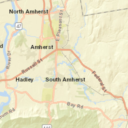 43 Quadrangle Drive, Amherst, MA 01002 Street Map