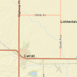 100-198 Lincoln Highway, Carroll, IA 51401 Street Map