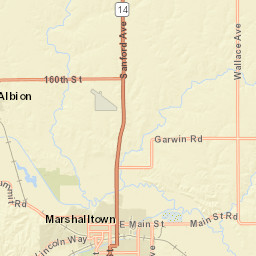 615 North 16th Street Marshalltown IA Street Map