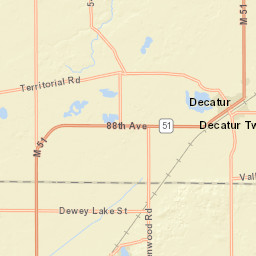 52282-52294 M 51 North, Dowagiac, MI Street Map