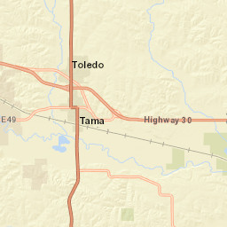 East 5th Street, Tama, IA 52339, USA Street Map