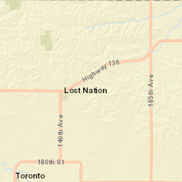 1500-1598 Iowa 136, Lost Nation, IA Street Map