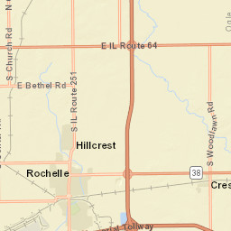 255-299 North Washington Street, Rochelle Street Map