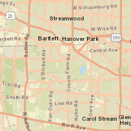203-213 South Main Street, Bartlett, IL Street Map
