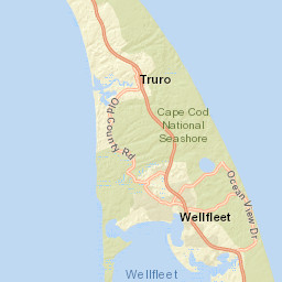 Cape Cod National Seashore, Chatham, MA Street Map