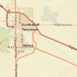 Unnamed Road Gering NE 69341 America Street Map