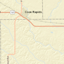 1415-1499 IA-141 Coon Rapids IA Street Map