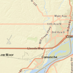 2724-2728 13th Avenue North, Clinton, IA Street Map