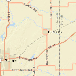 30901-30999 East Fawn River Road, Sturgis Street Map