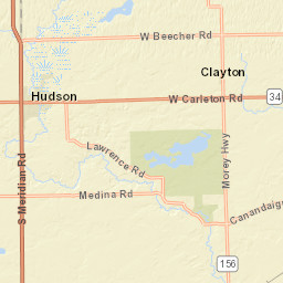 8201-8999 Morey Highway, Morenci, MI Street Map