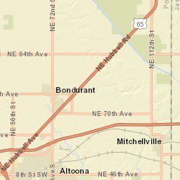 I-80 Bondurant IA 50035 America Street Map