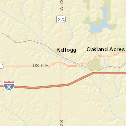 4667-4847 Hwy T22 S Kellogg IA Street Map