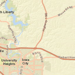 1-5 South Dubuque Street Iowa City Street Map