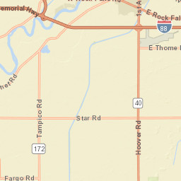 Star Road, Rock Falls, IL 61071, USA Street Map