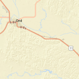 1416 North 28th Street Ord NE Street Map