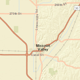 101-199 East Erie Street, Missouri Valley, IA Street Map