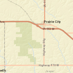 301 West 2nd Street, Prairie City, IA  Street Map