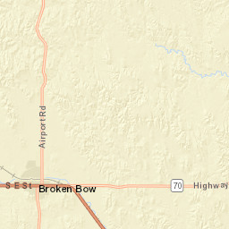 548-598 South 11th Avenue, Broken Bow Street Map