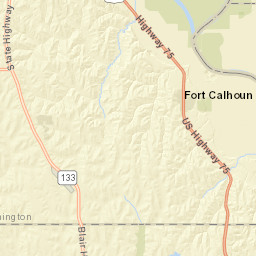 130-148 North 14th Street, Fort Calhoun Street Map