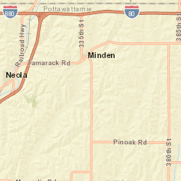 Interstate 80, Neola, IA 51559, USA Street Map