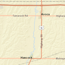 40993-41643 Rosewood Rd Avoca IA Street Map