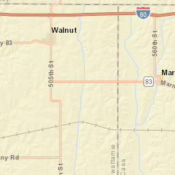 Interstate 80 Marne IA 51552 Street Map