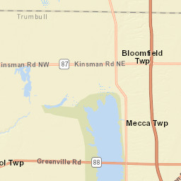 2265 Greenville Road Northeast, Cortland Street Map