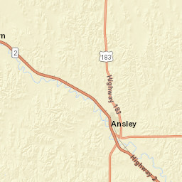 U.S. 183 Ansley NE 68814 America Street Map