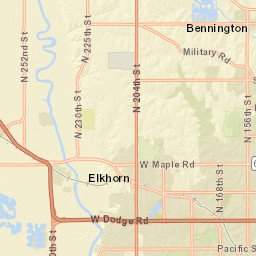 6349-6899 North 252nd Street, Valley, NE Street Map