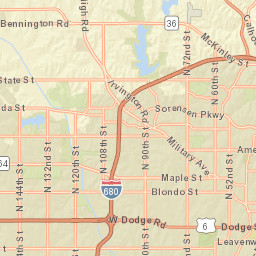 6602 Stones Throw Dr Omaha NE Street Map