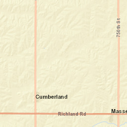 Richland Rd Cumberland IA 50843 Street Map