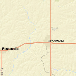 257-299 Public Square Greenfield IA Street Map